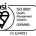 A stamp of the BSI Logo with the words "Quality Management Systems Certified"
