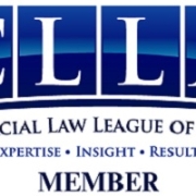 The logo of 'CLLA' in blue blocks with a curved darker blue underneath. The words Member are underneath.