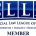 The logo of 'CLLA' in blue blocks with a curved darker blue underneath. The words Member are underneath.