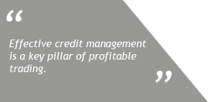 Effective credit management is a key pillar of profitable trading.