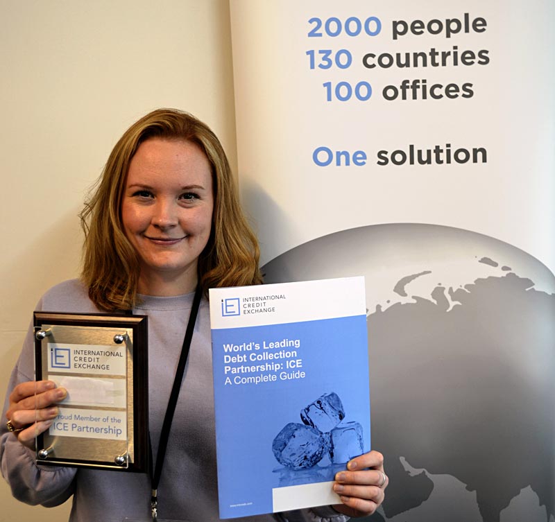 ICE Operations Manager Hannah Barratt has organised the conference, including new wall plaques for Members offices.