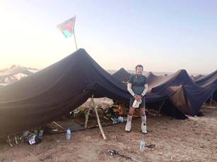 huw williams, Huw Williams Completes the Marathon des Sables